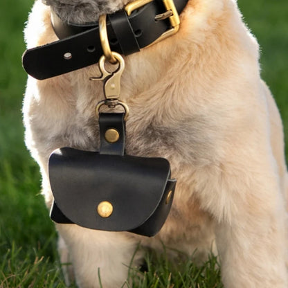 Portable Dog Collar Sturdy Pendant Leather Rings Holder Fashion Accessory for Special Occasions Daily Casual Use