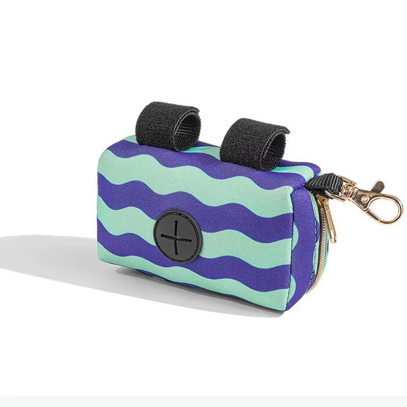 Portable Pet Dog Waste Bags Dispenser Pet Waste Bag Holder Leash Accessories Outdoor Walking Pet Supplies Green Purple Red Blue